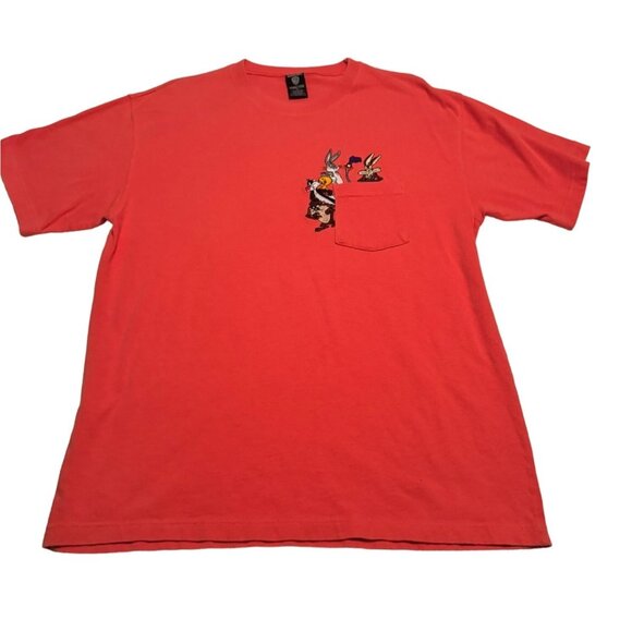 Warner Bros Studio Store Looney Tunes Red T-Shirt M - Picture 1 of 5